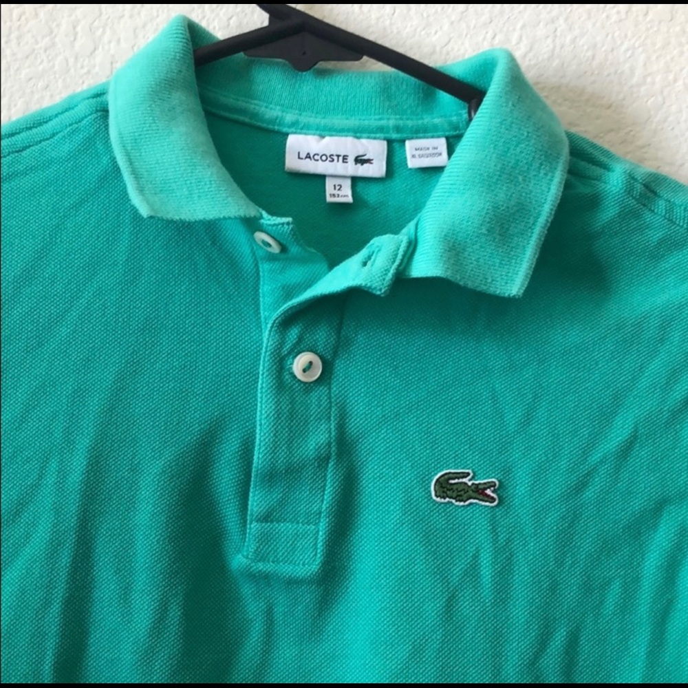 Lacoste Boys Short Sleeve Classic Pique Polo 12